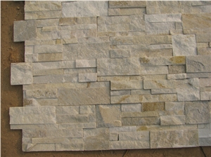 Begie White Quartzite Cultured Stone, Beige Quartzite Cultured Stone