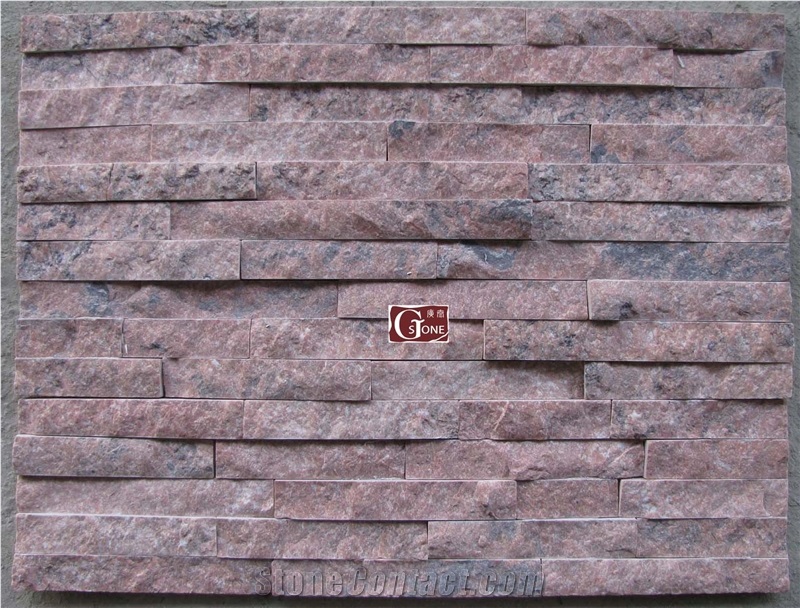 China Red Marble Cultured Stone, Lilac Marble Cultured Stone