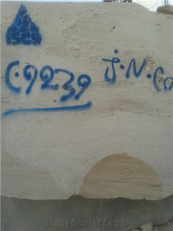 Abbas Abad White Travertine Blokcs