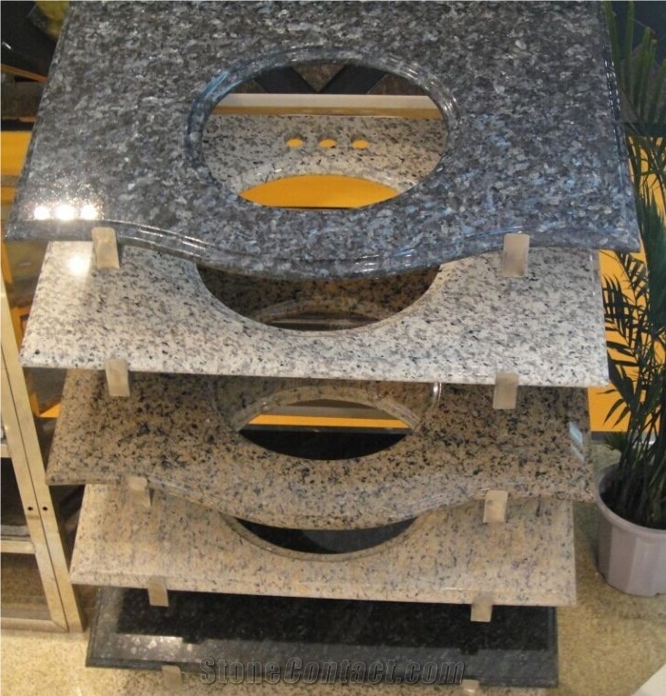 Grey Granite Bath Top ,Bathroom Countertop,Custom Vanity Top & Bathroom Vanity Top