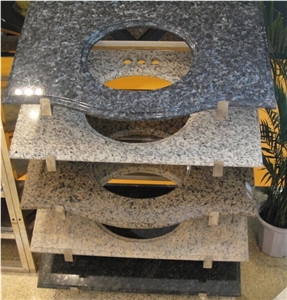 Grey Granite Bath Top ,Bathroom Countertop,Custom Vanity Top & Bathroom Vanity Top