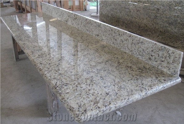 Light Giallo Cecilia Countertop, Kitchen Counter Tops,Kitchen Bar Top,Yellow Granite