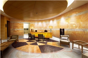 Onyx Decoration,Lobby Wall Covering ,Walltiles ,Beautiful Table Top ,Back Ground ,Interior Stairs,Steps,Decoration for Home for Hotel for Villa
