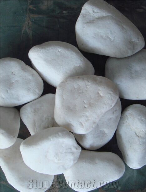 White Cheap Landscaping Pebble Stone,Cobblestones, River Gravel Stone