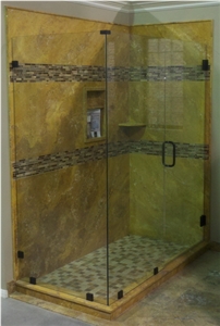 Gold Travertine Composite Thin Panel,Turkey Yellow Travertine