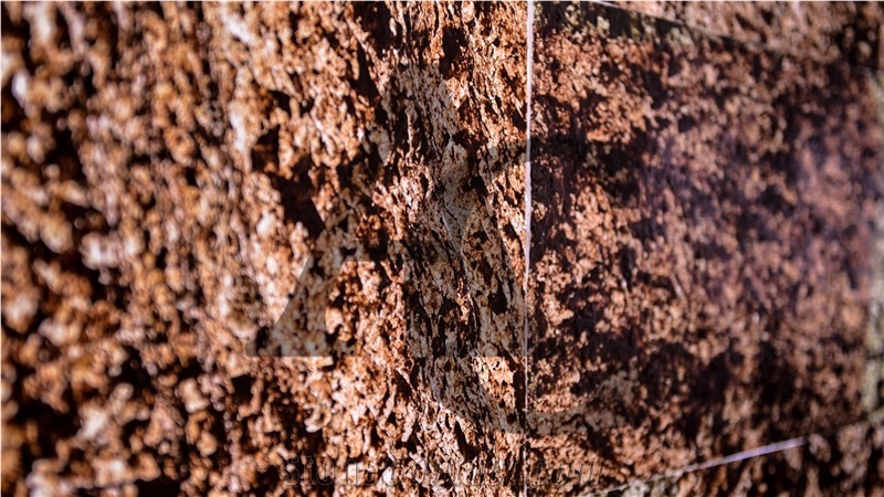 Copper Translucent Thin Stone Veneer
