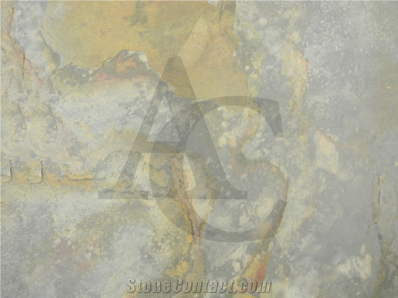 Indian Autumn Slate Tiles & Slabs Thin Light Weight for Veneer