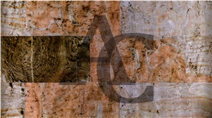 Pink Multi Translucent Stone Veneer