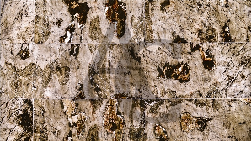 Tan White Translucent Stone Veneer