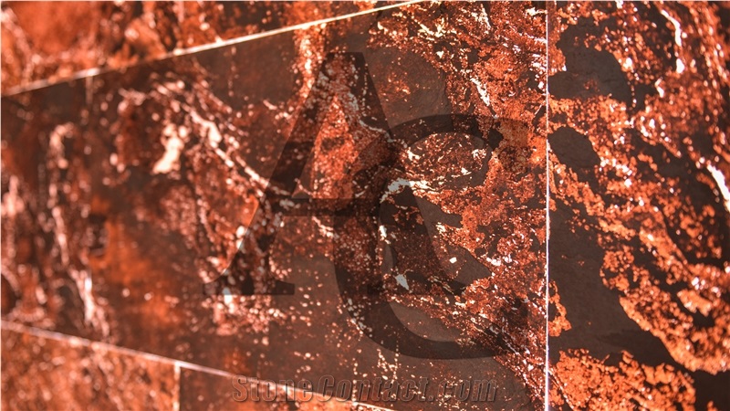 Terra Red Translucent Stone Veneer