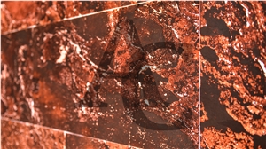 Terra Red Translucent Stone Veneer