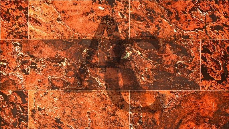 Terra Red Translucent Stone Veneer