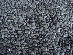 Black Granite River Stone,Honed Pebble Stone,Black Pebble Stone for Garden Road/Driveway/Walkway Paving