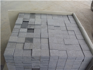 Dark Grey Granite Landscaping Cubic Stones, G654 Grey Granite Cobble, Pavers, G654 Granite Cube Stone & Pavers