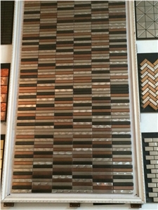 Glass Mixed Mosaic Manufacture China, Metal Mosaic Glass Mixed Mosaic Manufacture China, Metal Mosaic