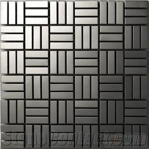 Metal Mosaic Tile,Brick Mosaic,Wall Mosaic,Grey Mosaic