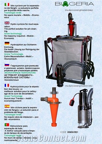 Msk Mud Separator for Stone Industry - MSK biologic heavy pit cleaner