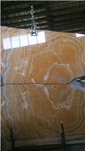 Orange Onyx Tiles & Slabs, Beige Iran Onyx Tiles & Slabs