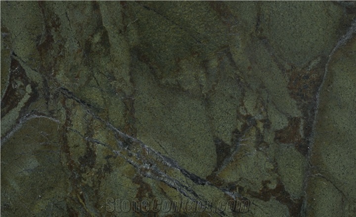 Verde Fantastico Granite Block, Green Iran Granite Block