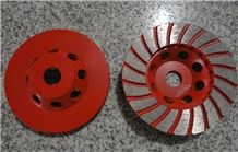 Diamond Turbo Cup Wheels with Steel for Grinding Stone