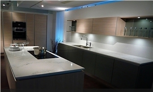 Beautiful and Durable Artificial Quartz Kitchen Countertop,Wholesaler Of Quartz Stone Slabs and Prefabricated Tops with Competitive Quality and Price,Avoid Quick Changes in Temperature