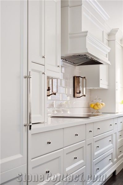 Engineered Corian Stone,White Quartz Stone Kitchen Countertop,Standard Sizes 126 *63 and 118 *55,Beautiful Vanity Countertops,Easy-Care Kitchen Surface,Marble Imitation Countertops,Natural Look Quartz