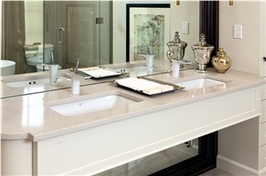 Engineered Quartz Stone Countertops for Kitchen and Bathroom Use with Polishing Surface Standard Sizes 126 *63 and 118 *55,Top Quality,More Durable Than Granite