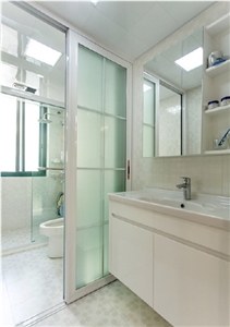 Experienced Supplier Of Artificial Quartz Stone,White Bathroom Top in Custom Design,Normally Produced Sizes 118*55 Inch and 126*63 Inch