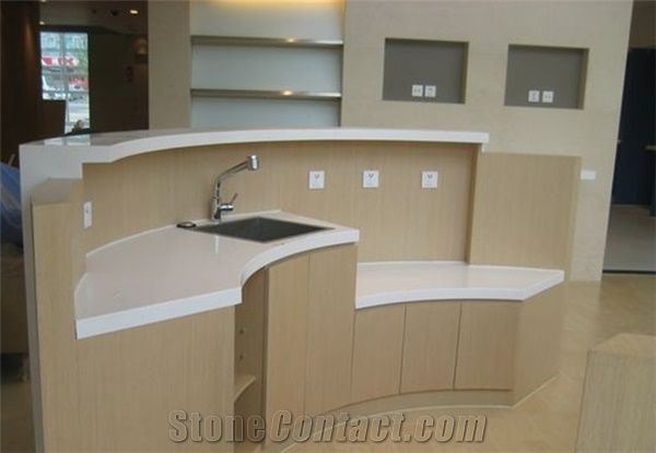 Export-Oriented Wholesaler Of Man-Made Stone Counter Tops Resistant to Stains,Heat and Scratches,Qualified for European Standards,More Durable Than Granite,Thickness 2cm with the Perfect Final Touch