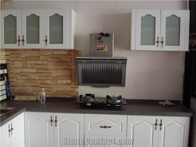 Professional and Experienced Wholesaler Of Black Quartz Stone Kitchen Worktop with Bright Surface,For Pre-Fabricated Tops,Window Sills Window Parapets Door Surround