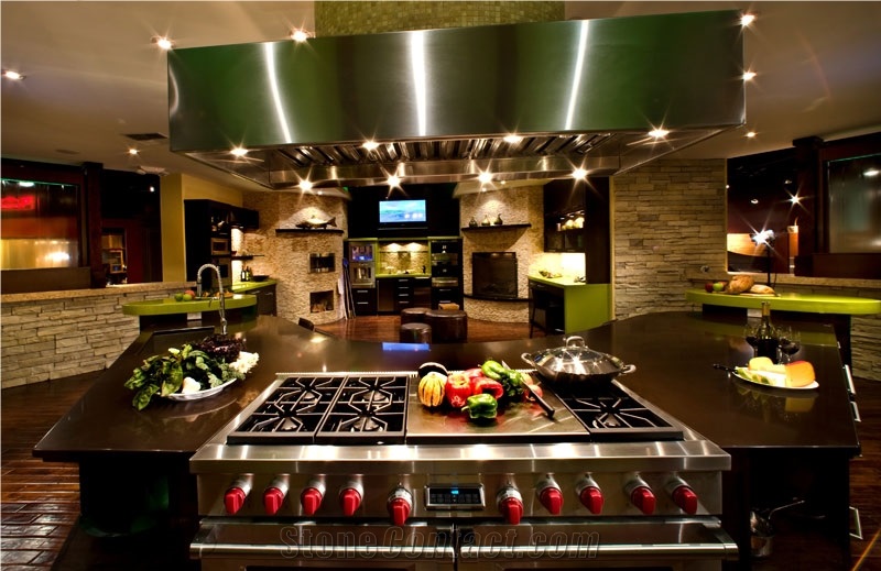 Professional and Experienced Wholesaler Of Black Quartz Stone Kitchen Worktop with Bright Surface,For Pre-Fabricated Tops,Window Sills Window Parapets Door Surround