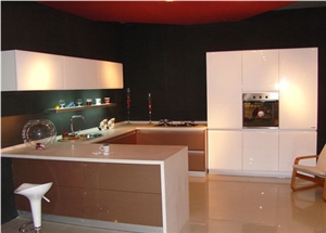 Pure White Artificial Quartz Stone Quartz Stone Prefabricated Tops,Resistant to Scratching,Staining and Scorching,Environmentally-Friendly,Non-Porous