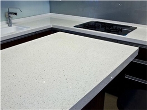 Pure White,Crystal White,Polar White,Salt White Stone,Professional and Experienced Wholesaler Of Quartz Stone,For Kitchen Island Top,Round Table Top,Kitchen Countertop,More Durable Than Granite
