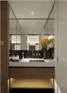Quartz Stone with Bright Surface Standard Sizes 126 *63 and 118 *55