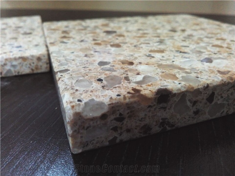 The Friendly Materials,Man-Made Quartz Stone Slabs&Tiles for Building&Flooring Various Colors Kitchen Countertop in Custom Design,Normally Produced Size 118*55 and 126*63