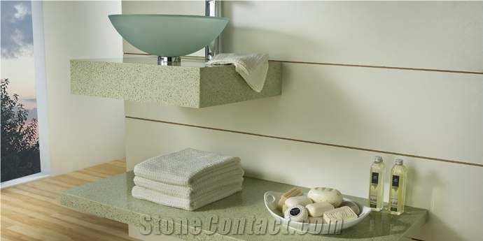 Wholesale Top Quality Man-made Quartz Stone Table Top Design,Qualified for European Standards,More Durable Than Granite,Thickness 2/3cm with the Perfect Final Touch of Various Edge Styles