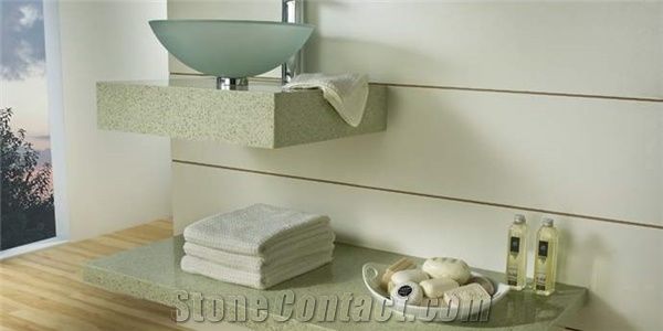 Wholesaler of Engineered Quartz Customized Countertop,Non-porous Surface and Unique Blend of Beauty and Easy Care for Multifamily/Hospitality Projects Standard Slab Sizes 3000*1400mm and 3200*1600mm