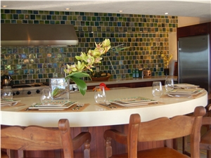 Wholesaler Of Engineered Quartz Stone Table Tops with Eased Edges,Safety Guaranty,Anti Corruption,Anti Fading,Scratch Resistance for Kitchen Countertops,Precious Bar Tops