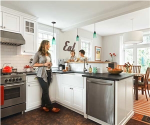 With the Look Of Natural Stone, Minus the Maintenance,Combines Performance and Design Fit for Flooring&Walling&Countertop&Stairs and Steps,Stone Standard Sizes 126 63 and 118 55
