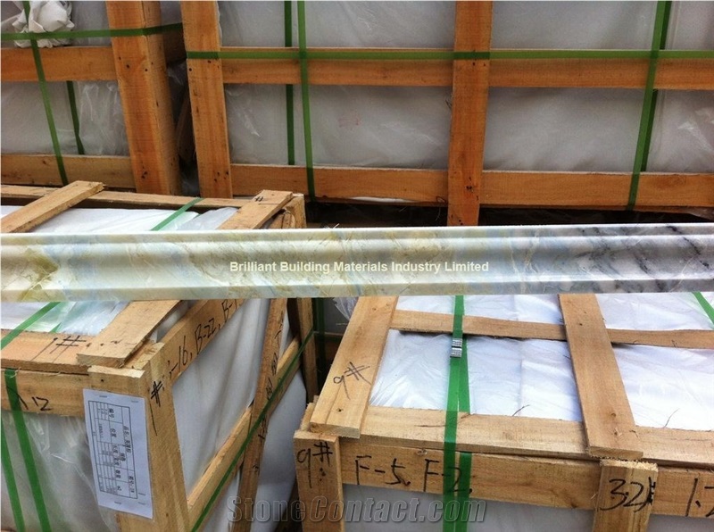 Blue Sky Marble Border,Transparent Blue Marble Molding