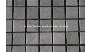 China Green Marble Brick Mosaic Tile 2.5*2.5cm