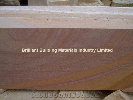 Rainbow Sandstone Block,Multicolor Sandstone Block