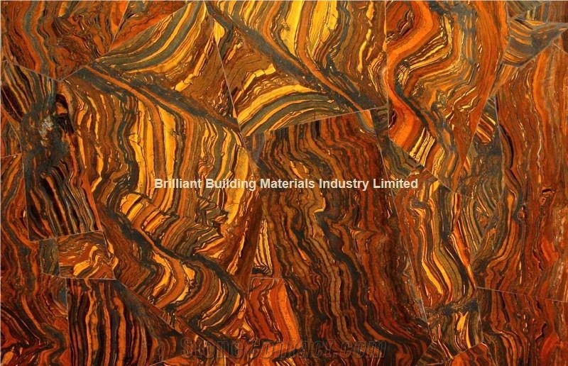 Red Iron Tiger Eyes Semiprecious Stone