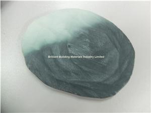 Semiprecious Stone Lotus Green Chip Sheet