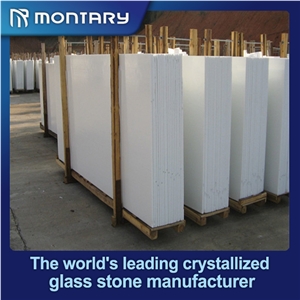 20mm Milky White Nano Crystallized Glass Slabs Nano Glass Nanoglass Super White Engineered Stone