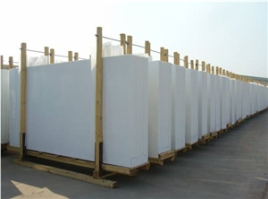 White Nano Crystallized Glass Stone Slabs