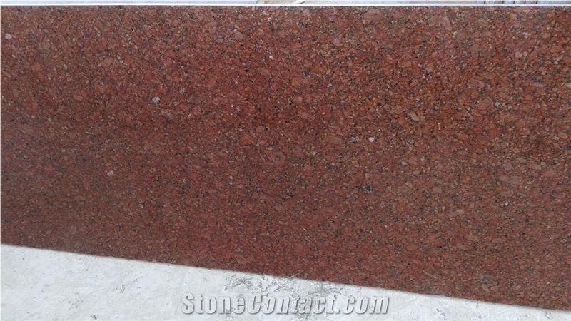 New Imperial Red Granite Slabs & Tiles, India Red Granite, Flower Red Granite