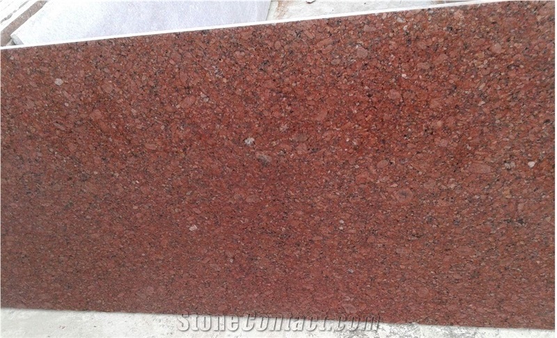 New Imperial Red Granite Slabs & Tiles, India Red Granite, Flower Red Granite
