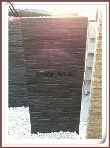 Black Quartzite Waterfall Stone