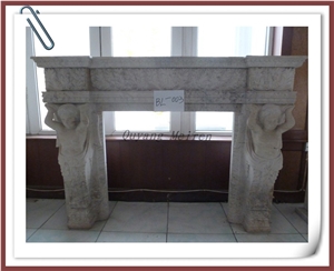 Chinese Marble Stone Carved Fireplace, White Marble Fireplace Chinese Marble Stone Carved Fireplace, White Marble Fireplace